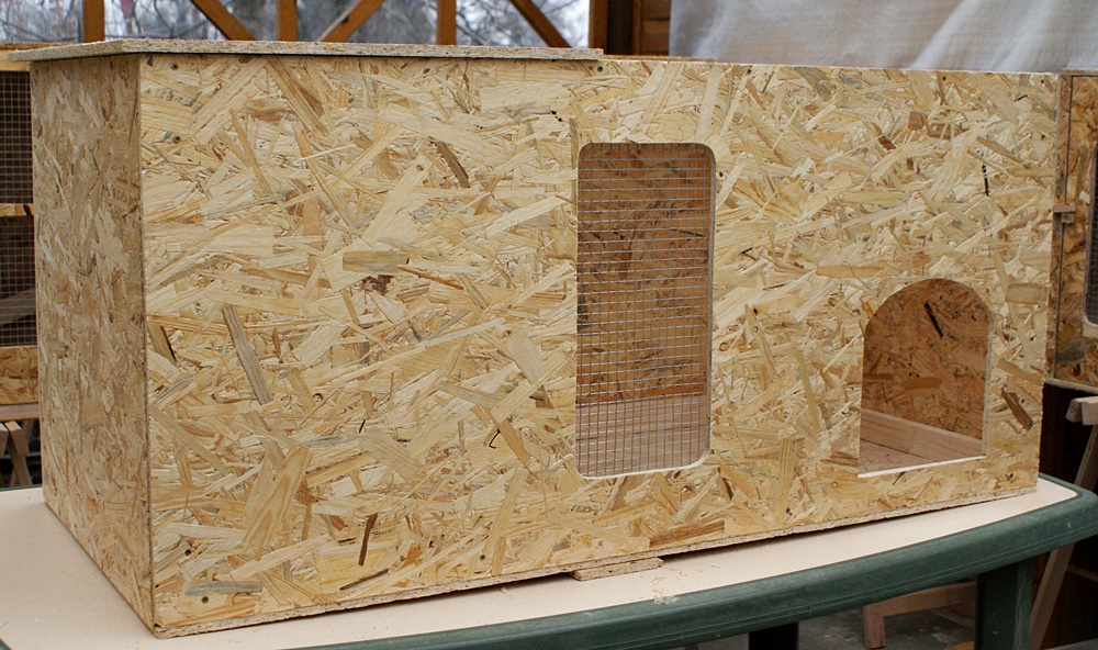 Aussenstall für Freigehege