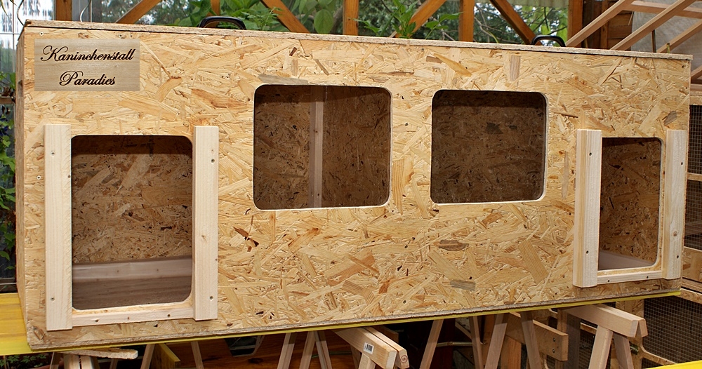 Hühnerstall mit Trennwand